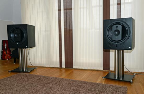 ME Geithain 901K auf Liedtke-Metalldesign Spezial Boxenständer